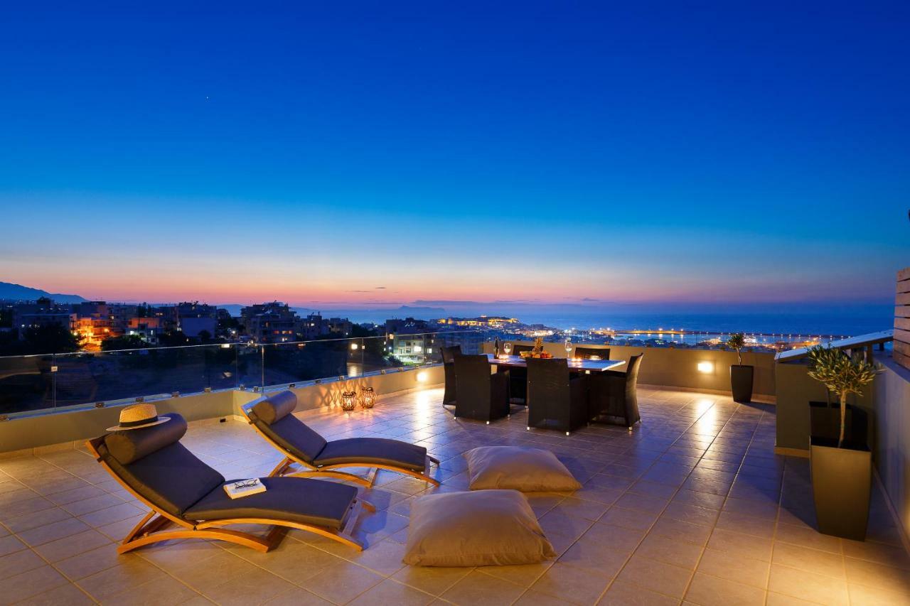 Stelios Penthouse Apartment Rethymno  Luaran gambar