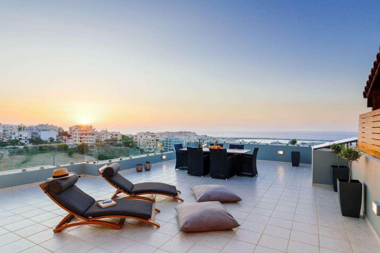 Stelios Penthouse Apartment Rethymno  Luaran gambar