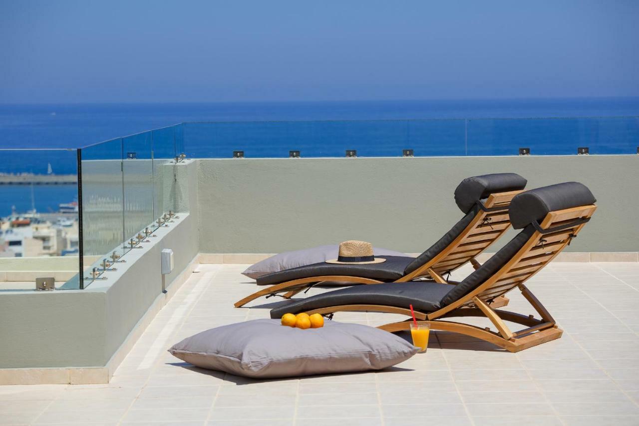 Stelios Penthouse Apartment Rethymno  Luaran gambar