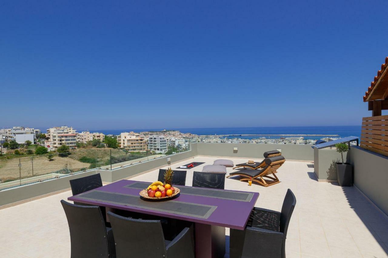 Stelios Penthouse Apartment Rethymno  Luaran gambar